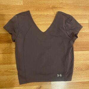 Under Armour purple gray workout short sleeve top OPEN TO OFFERS